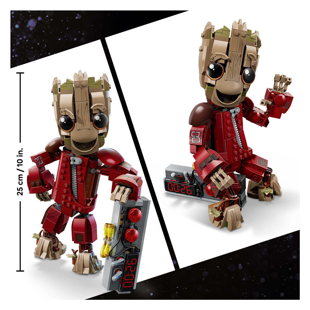 LEGO Marvel 76341 Groot in Ravager jumpsuit