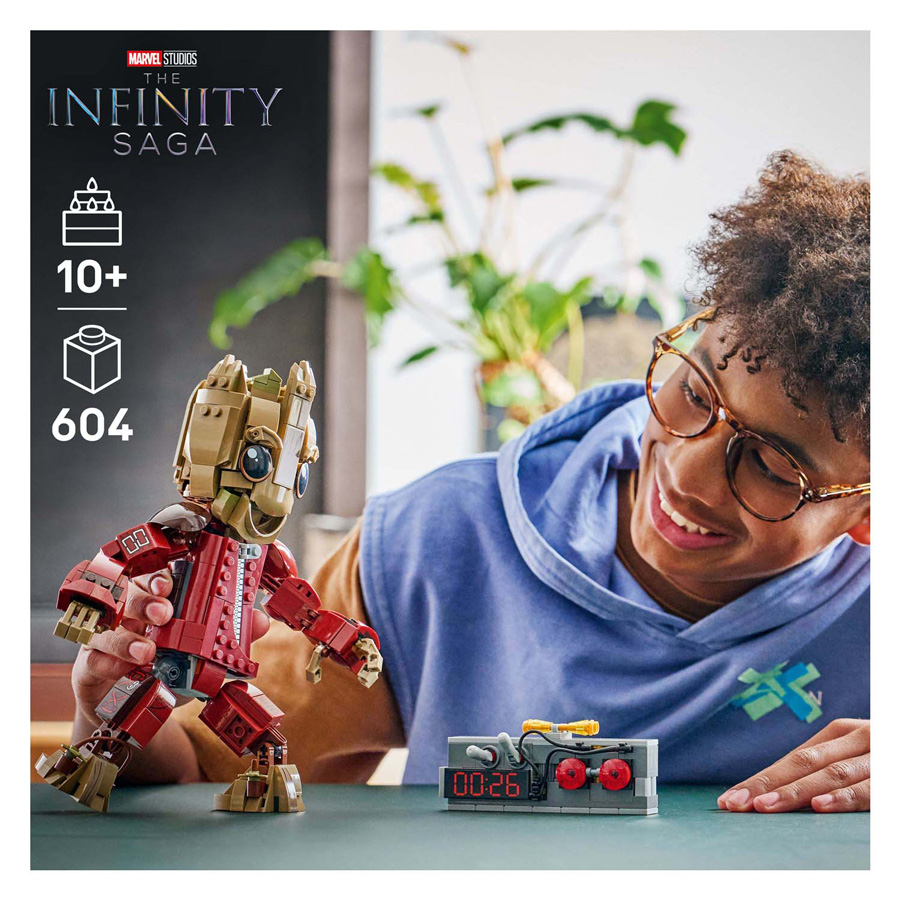 LEGO Marvel 76341 Groot in Ravager jumpsuit