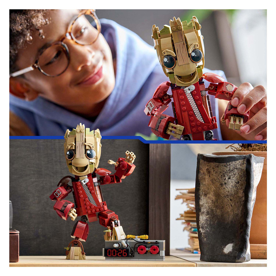 LEGO Marvel 76341 Groot in Ravager jumpsuit