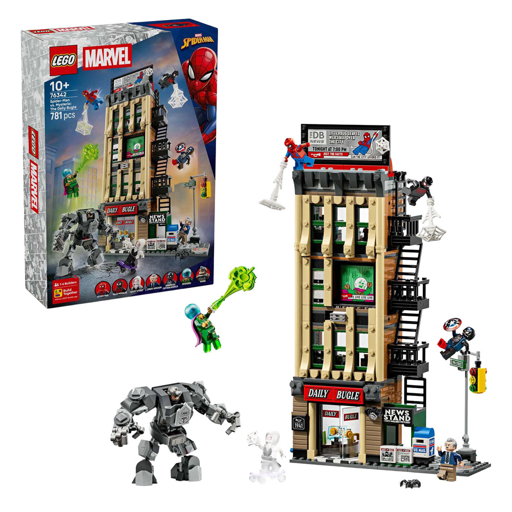 LEGO Super Heroes 76342 Marvel Spider-Man contre Mysterio : le Daily Bugle