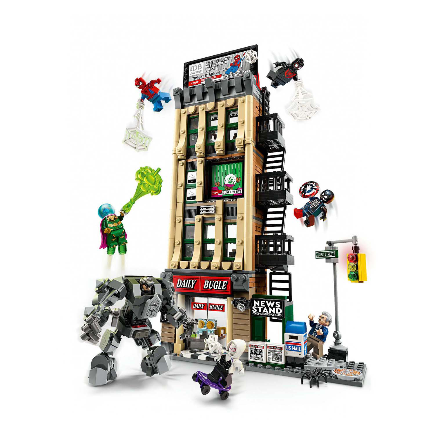 LEGO Super Heroes 76342 Marvel Spider-Man contre Mysterio : le Daily Bugle