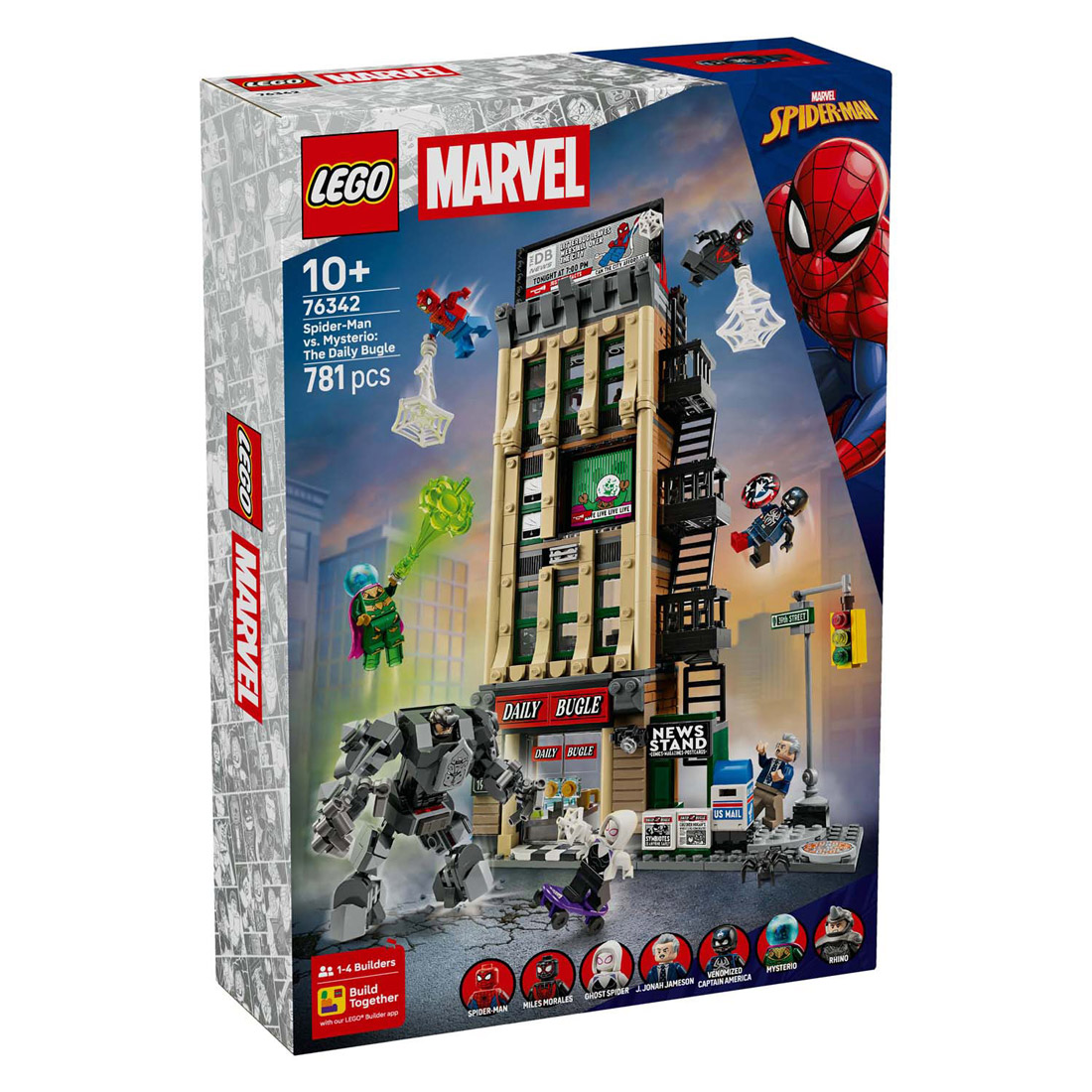 LEGO Super Heroes 76342 Marvel Spider-Man contre Mysterio : le Daily Bugle