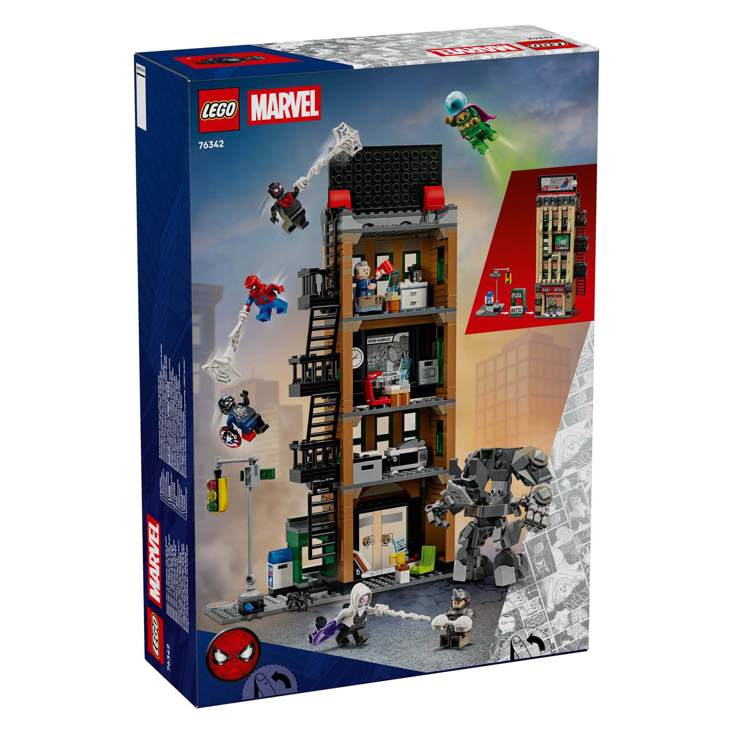 LEGO Super Heroes 76342 Marvel Spider-Man contre Mysterio : le Daily Bugle
