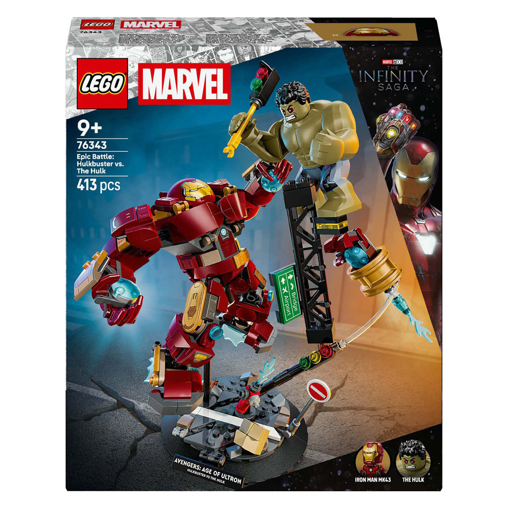 LEGO Super Heroes 76343 Marvel Combat Ultime : Hulkbuster contre Hulk