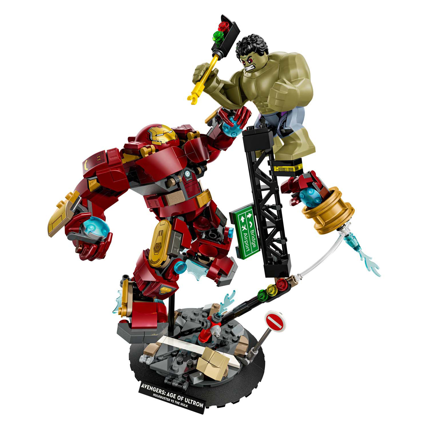 LEGO Super Heroes 76343 Marvel Combat Ultime : Hulkbuster contre Hulk