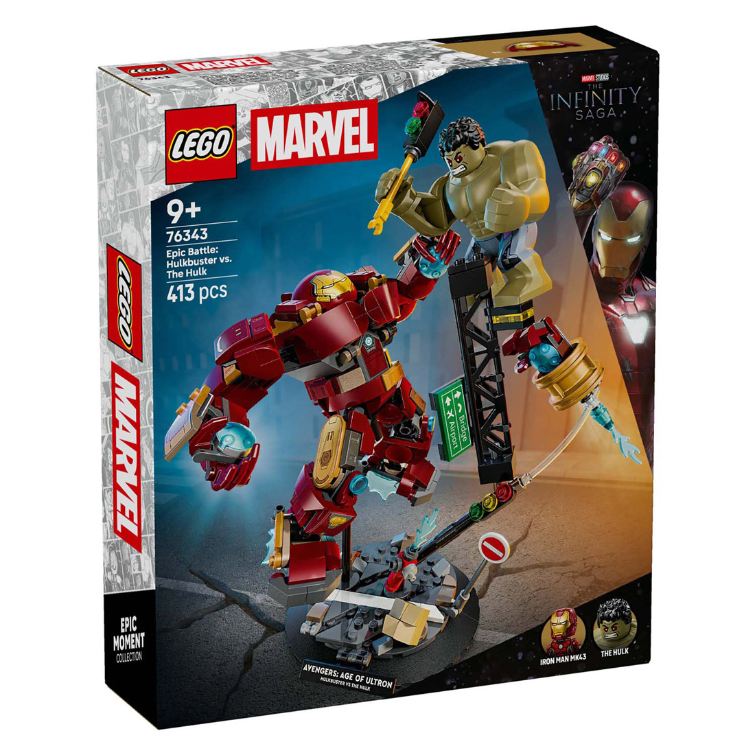 LEGO Super Heroes 76343 Marvel Combat Ultime : Hulkbuster contre Hulk