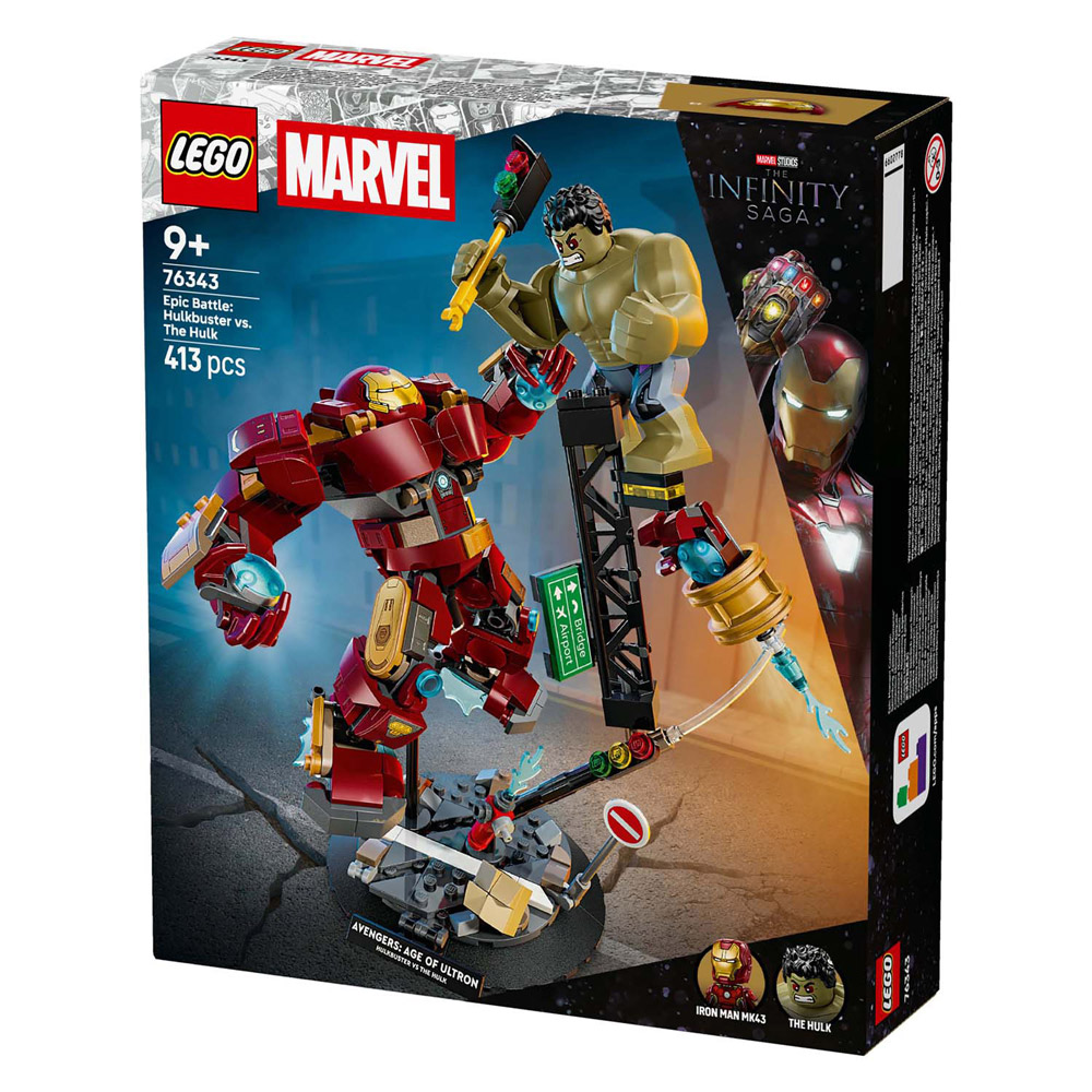 LEGO Super Heroes 76343 Marvel Combat Ultime : Hulkbuster contre Hulk