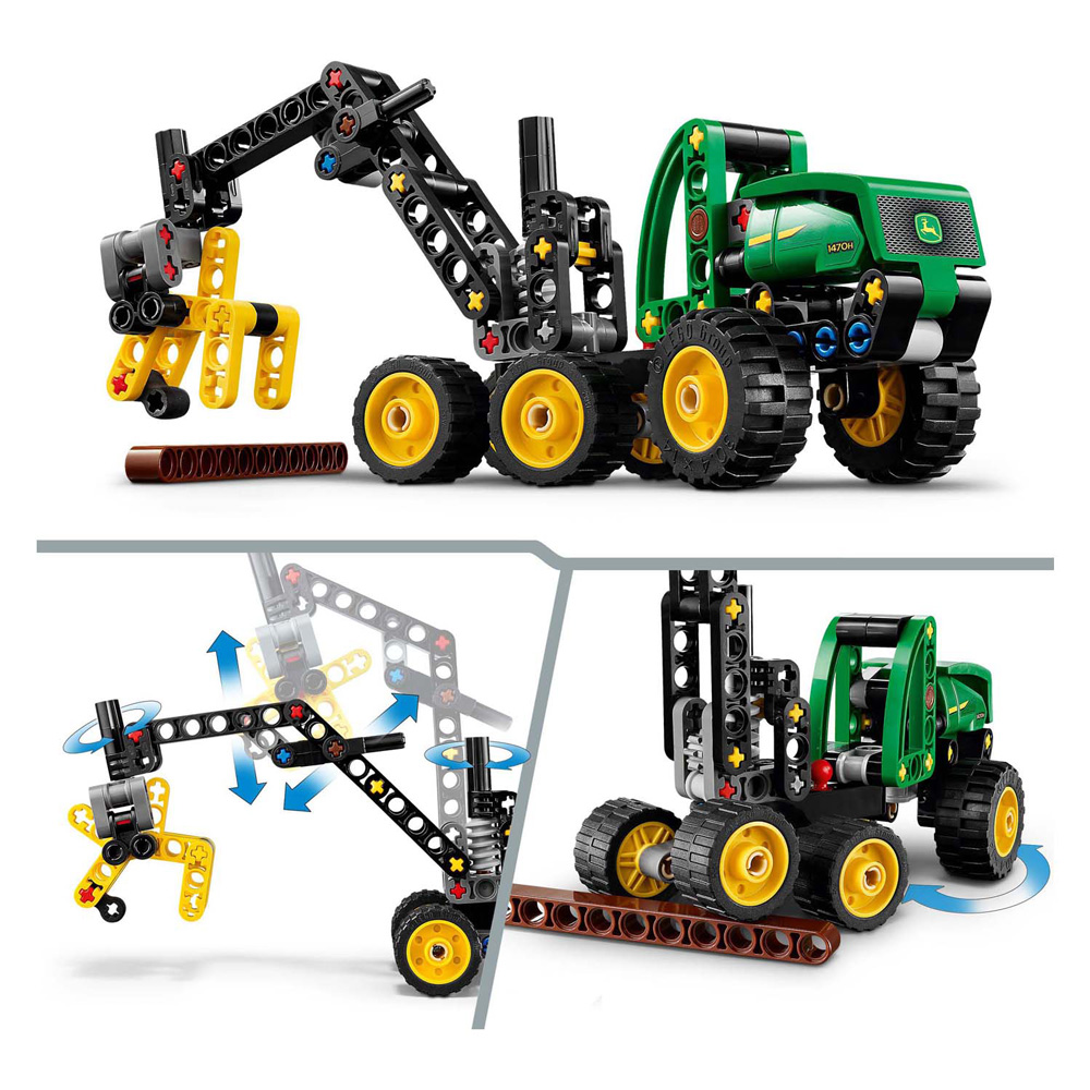 LEGO Technic 42218 John Deere 1470H houtoogstmachine