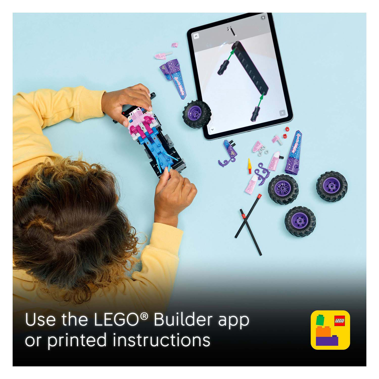 LEGO Technic 42220 Monster Jam Sparkle Smash pull-back