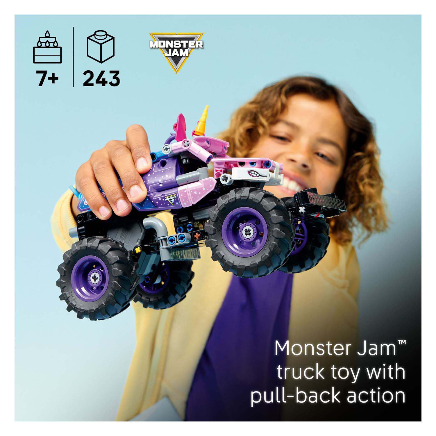LEGO Technic 42220 Monster Jam Sparkle Smash pull-back