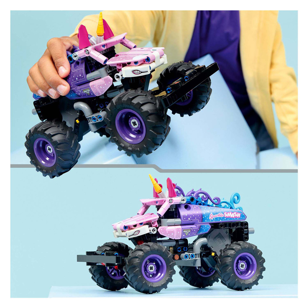 LEGO Technic 42220 Monster Jam Sparkle Smash pull-back
