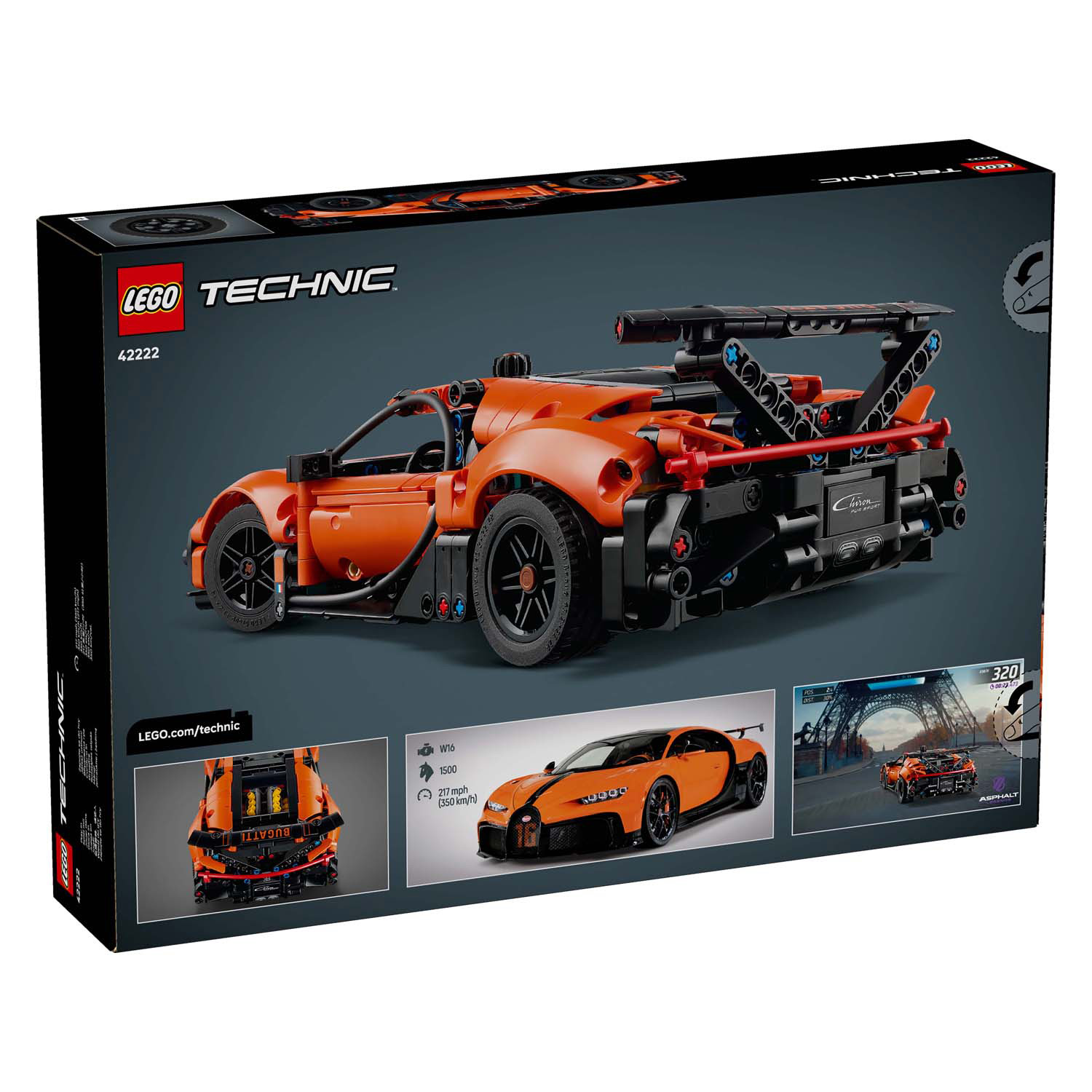 LEGO Technic 42222 Bugatti Chiron Pur Sport