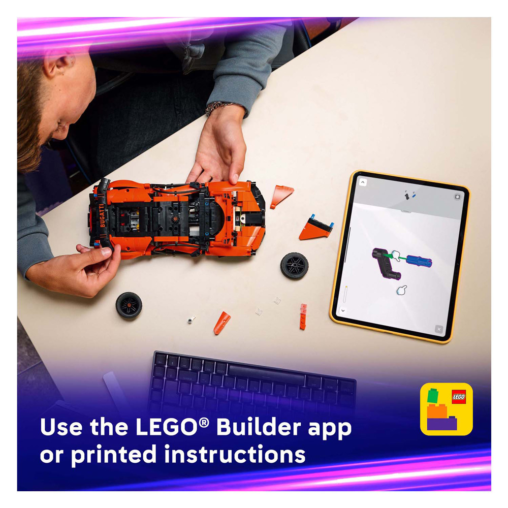 LEGO Technic 42222 Bugatti Chiron Pur Sport