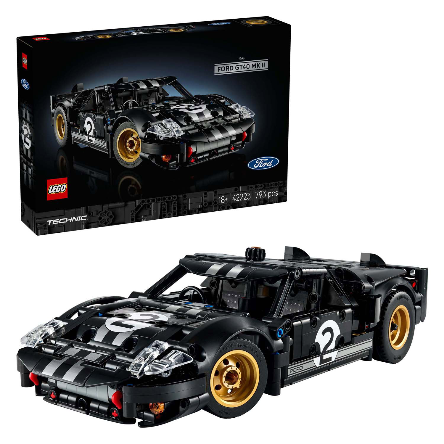 LEGO Technic 42223 1966 Ford GT40 MKII racewagen