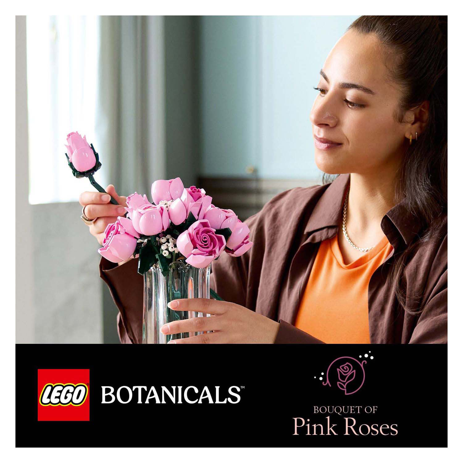 LEGO Botanicals 10374 Roze Rozenboeket