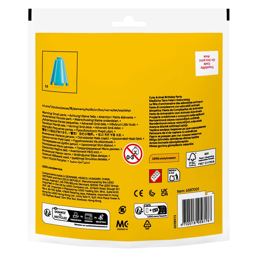 LEGO Creator 30715 Schattige Dierenverjaardag