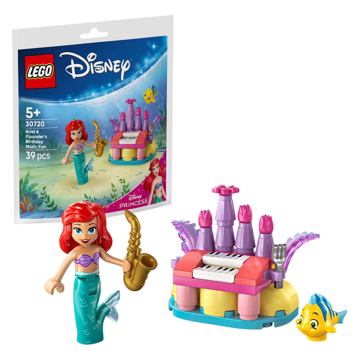 LEGO Disney Prinzessin 30720 Geburtstagsmusik von Arielle und Fabius
