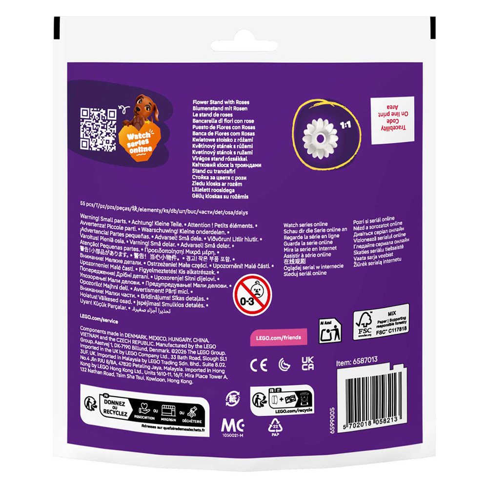 LEGO Friends 30721 Bloemenkraam met Rozen