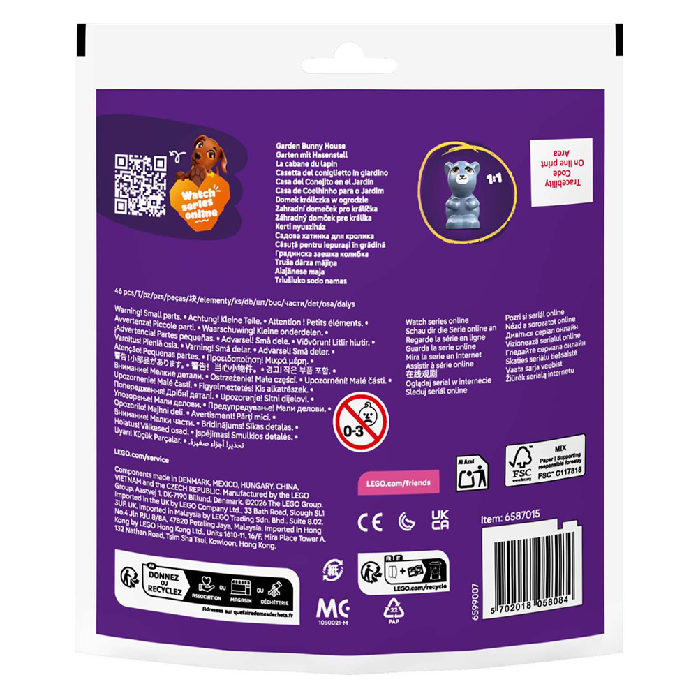 LEGO Friends 30722 Konijnenhok in de Tuin