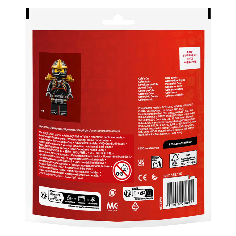 LEGO Ninjago 30723 Ninja Coles Auto