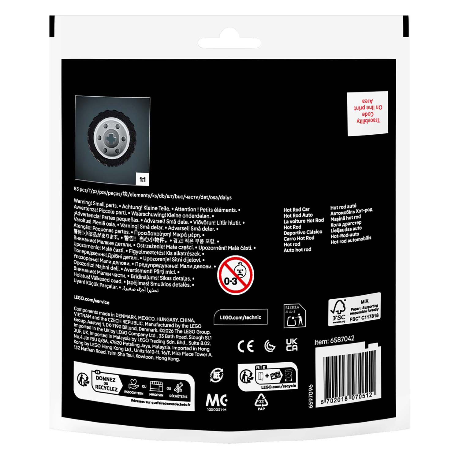 LEGO Technic 30735 Hot Rod-auto