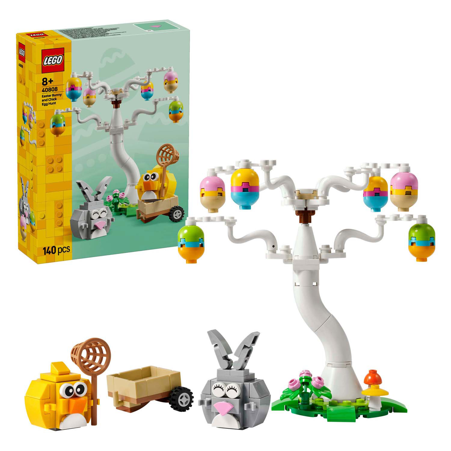 LEGO Classic 40808 Chasse aux œufs avec lapin et poussin