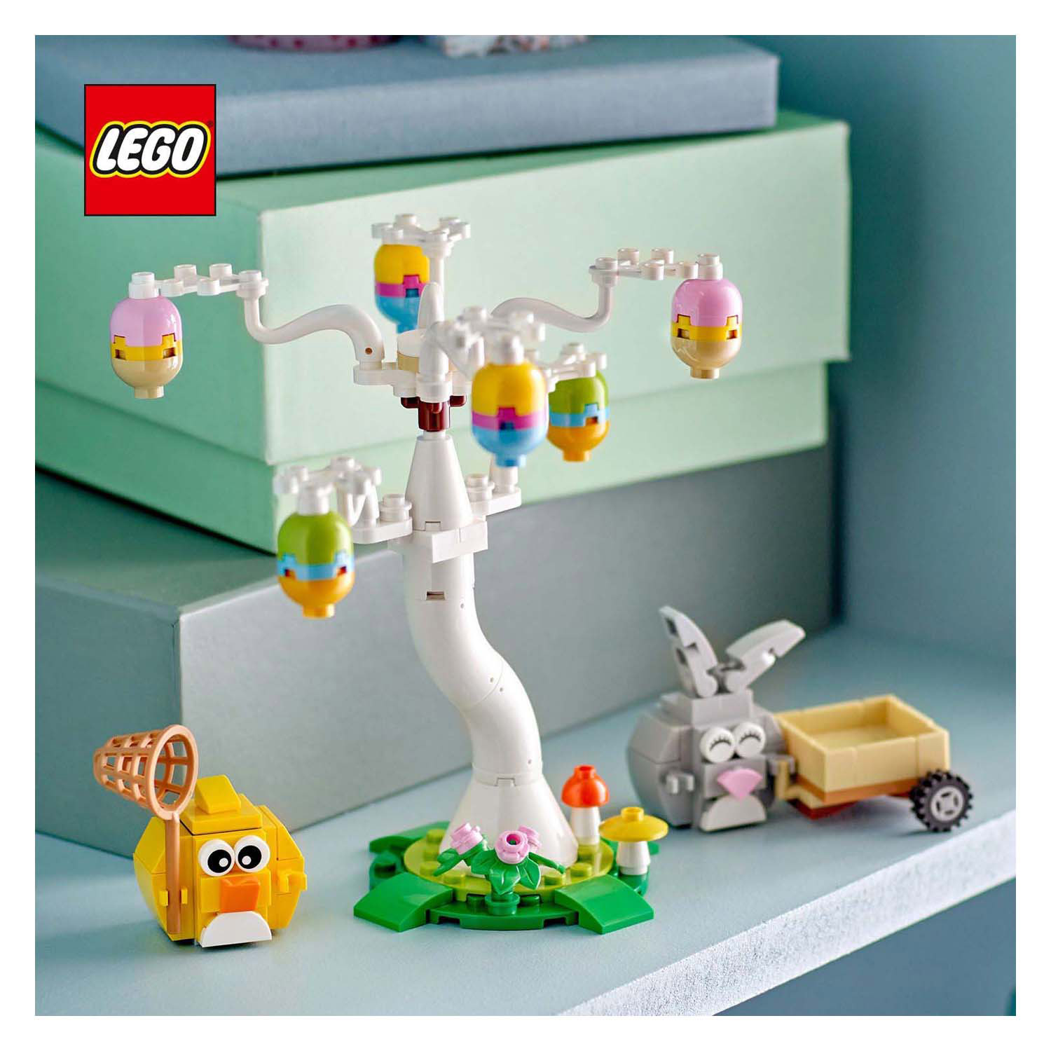 LEGO Classic 40808 Chasse aux œufs avec lapin et poussin