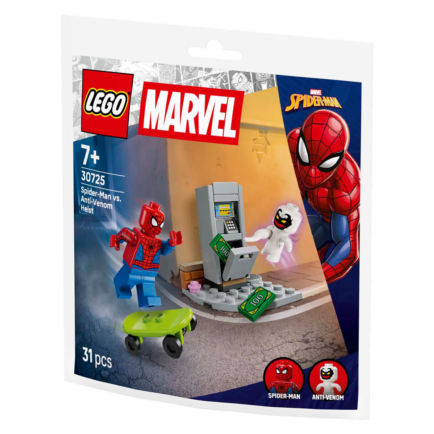 LEGO Super Heroes 30725 Spiderman vs. Anti-Venom Raubüberfall