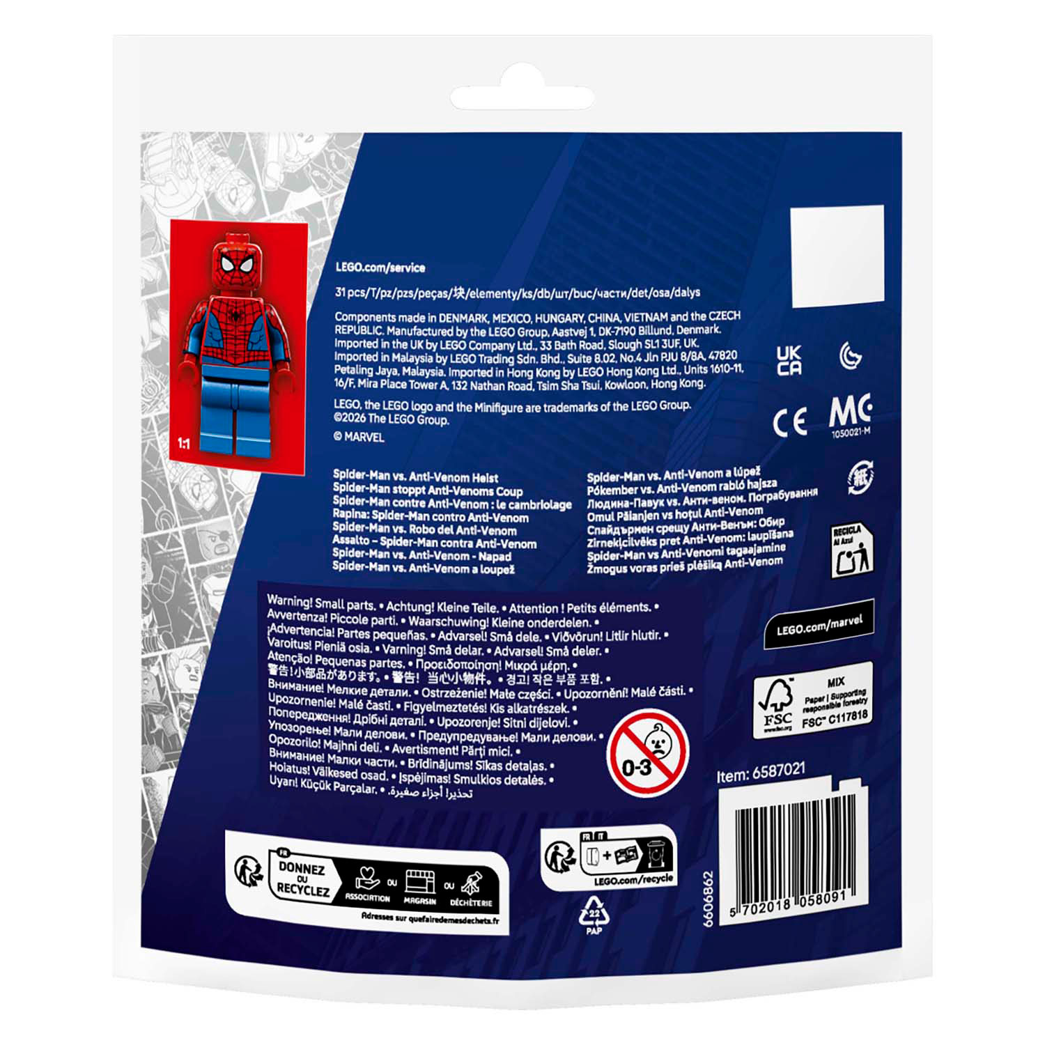 LEGO Super Heroes 30725 Spiderman vs. Anti-Venom Raubüberfall