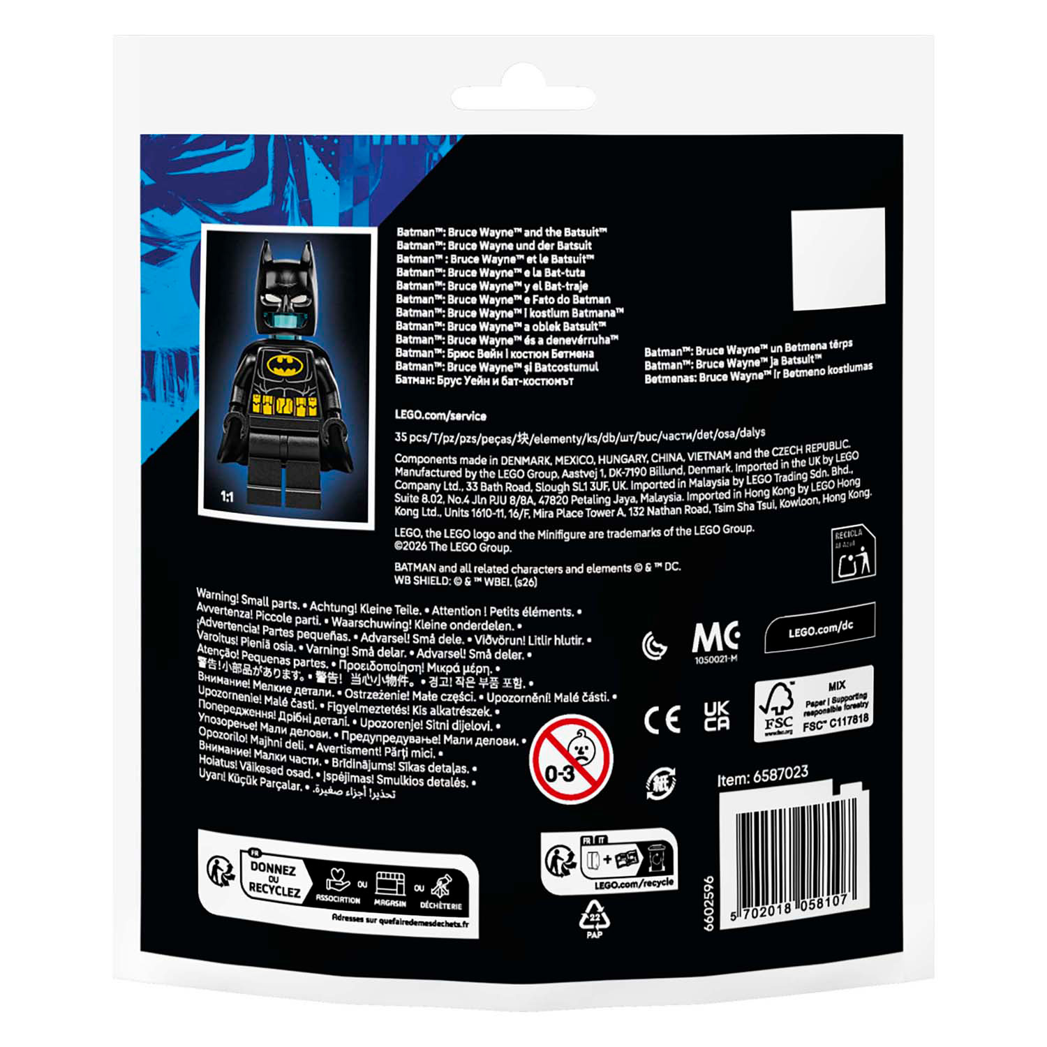 LEGO Super Heroes 30726 Batman Bruce Wayne en Batsuit