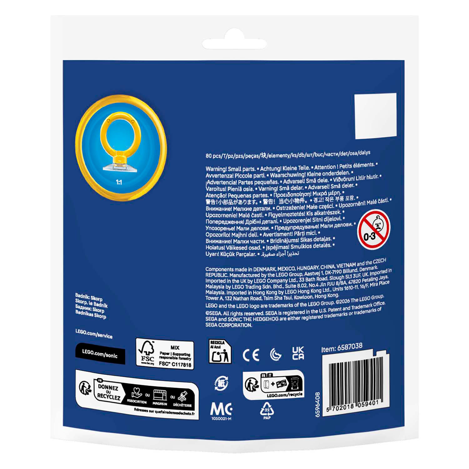 LEGO Sonic 30733 Badnik: Skorp