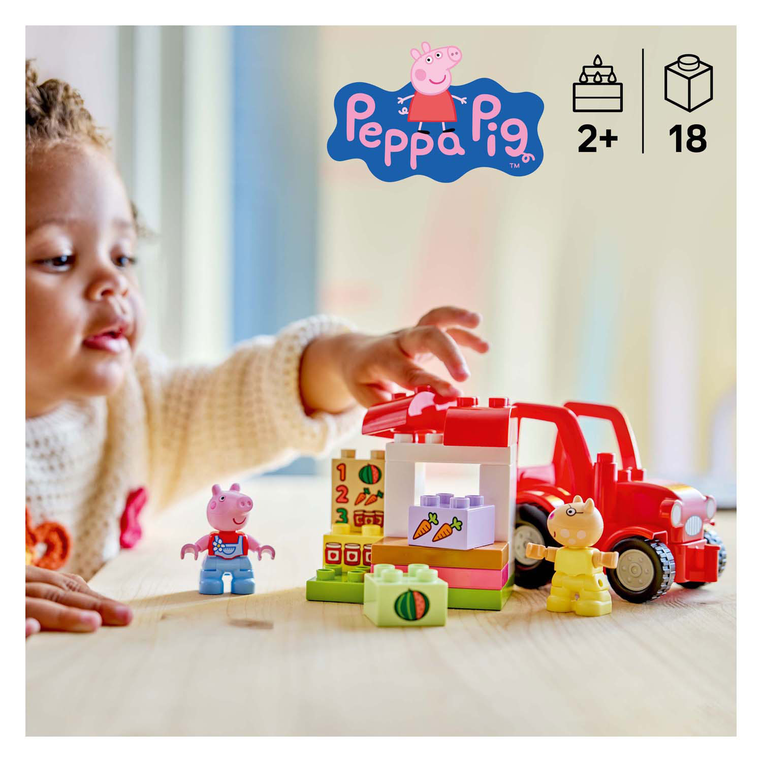 LEGO DUPLO 10468 Tractor en marktkraam