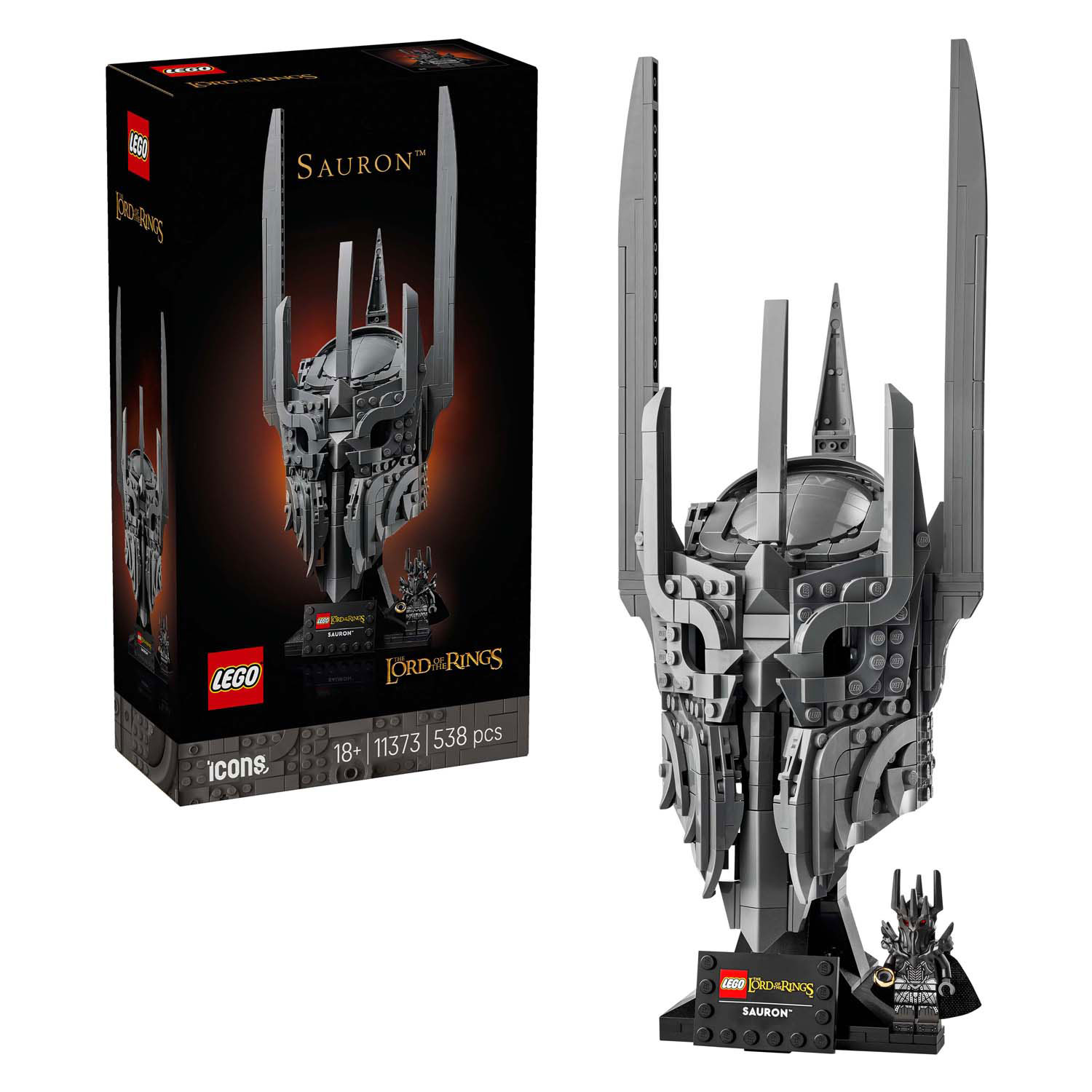 Lego ICONS 11373 Le Seigneur des Anneaux : Le Casque de Sauron