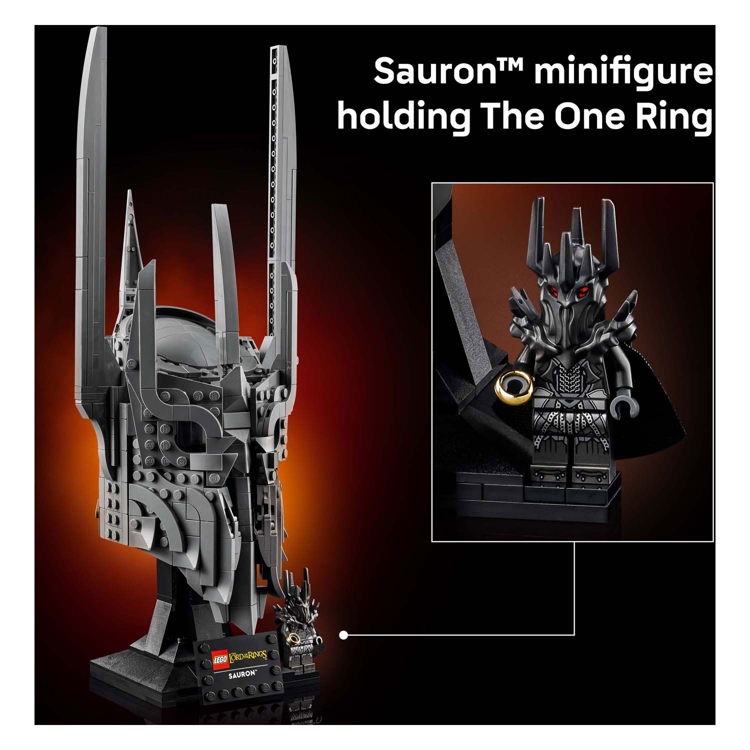 Lego ICONS 11373 Le Seigneur des Anneaux : Le Casque de Sauron