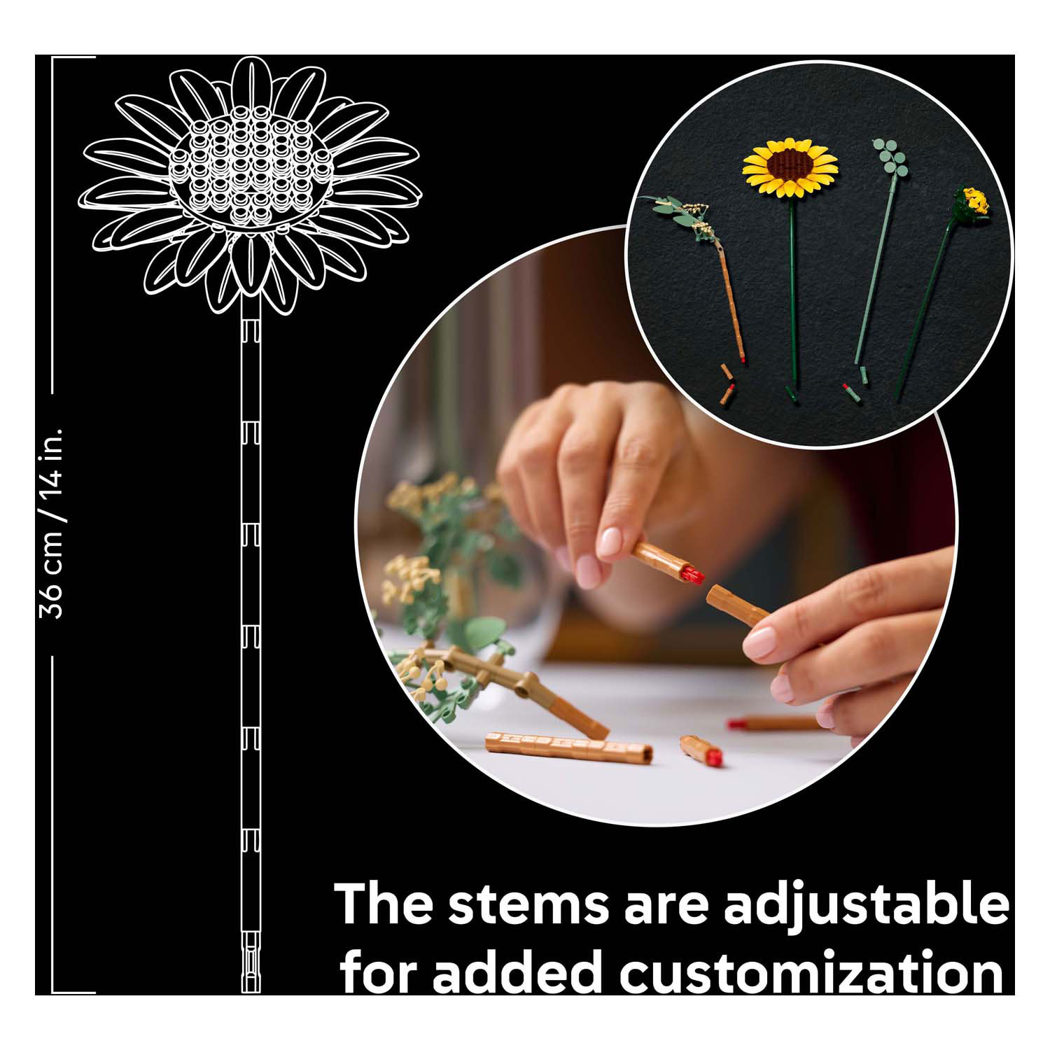 LEGO Botanicals 11502 Boeket met zonnebloemen