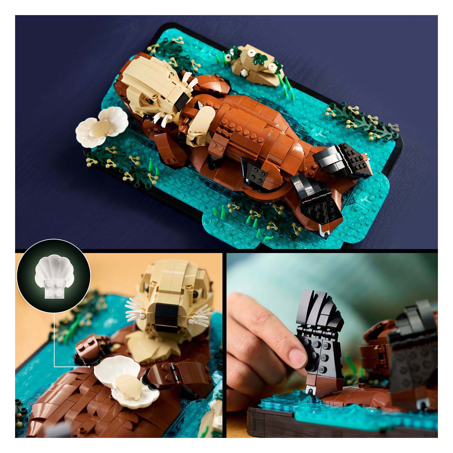 LEGO IDEAS 21366 Drijvende zeeotter