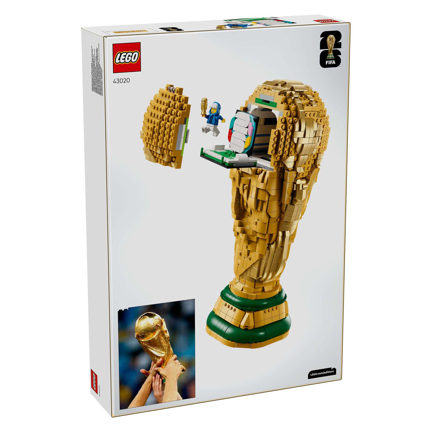 LEGO 43020 Édition Spéciale Trophée de la Coupe du Monde de la FIFA
