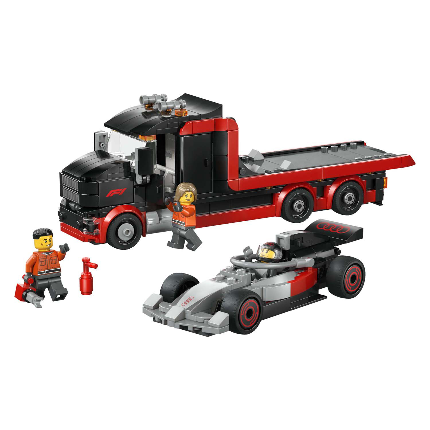 LEGO City 60493 Camion d'exposition F1 avec Audi F1 Racewage