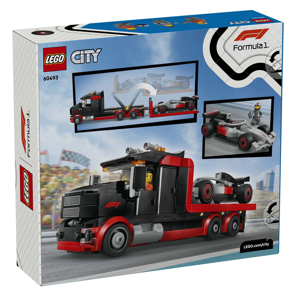 LEGO City 60493 Camion d'exposition F1 avec Audi F1 Racewage