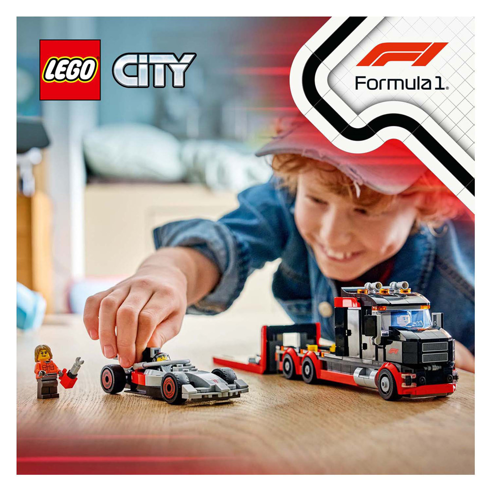 LEGO City 60493 Camion d'exposition F1 avec Audi F1 Racewage