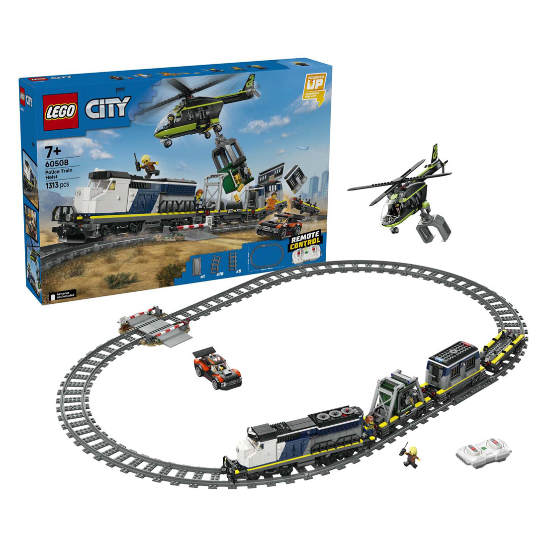 LEGO City 60508 Le braquage du train de la police