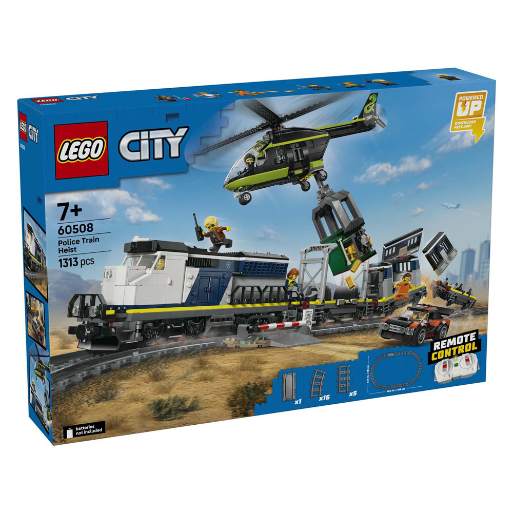 LEGO City 60508 Le braquage du train de la police