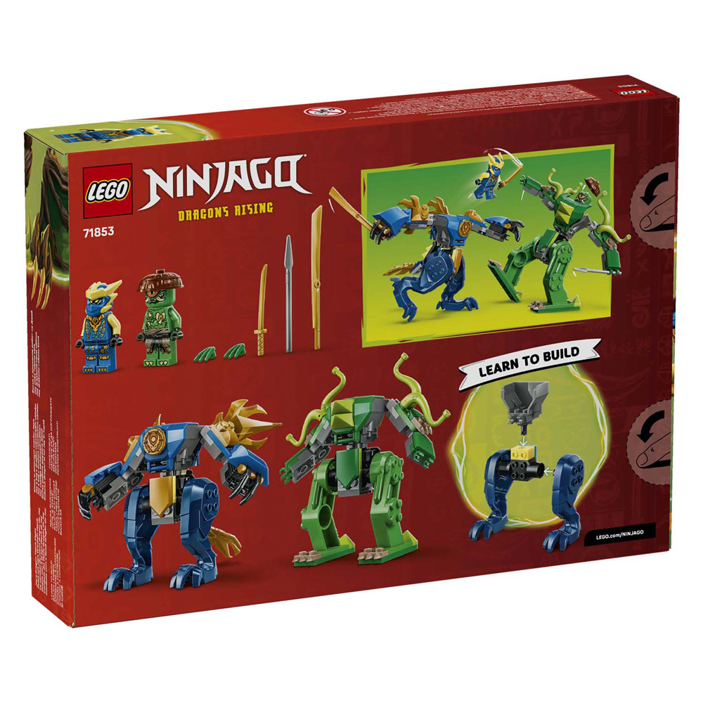 LEGO Ninjago 71853 Le combat de robots dragons de Jay