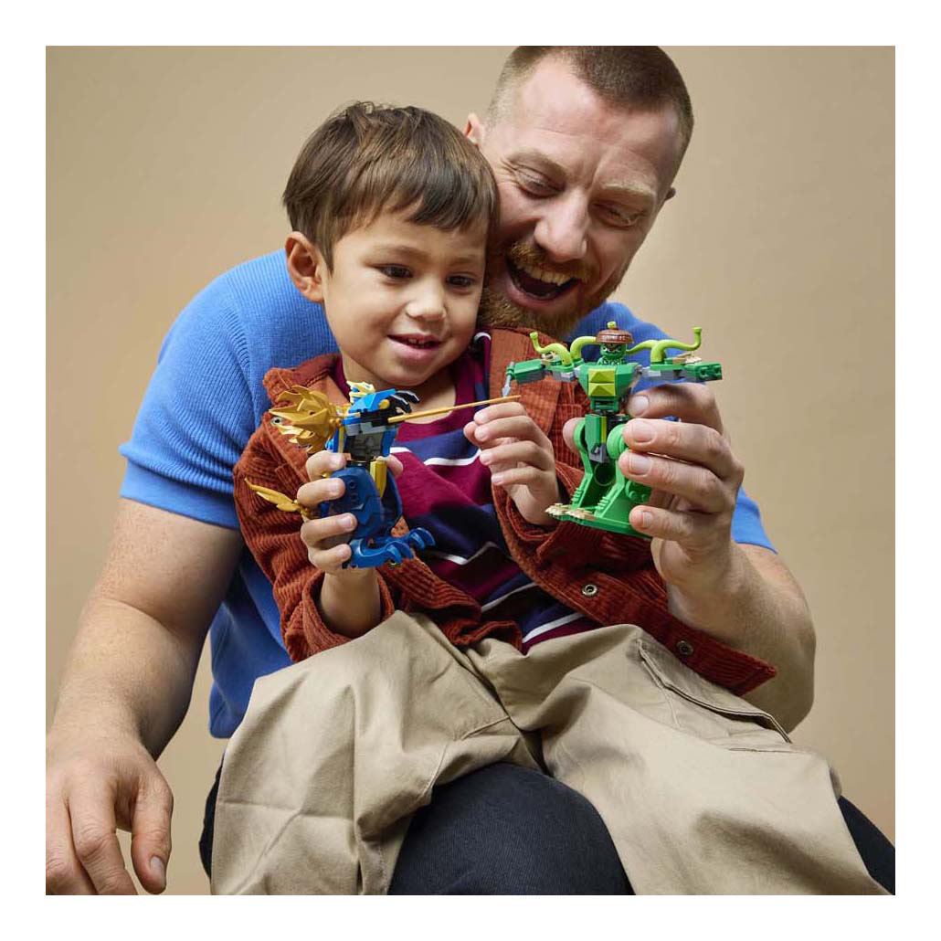 LEGO Ninjago 71853 Le combat de robots dragons de Jay