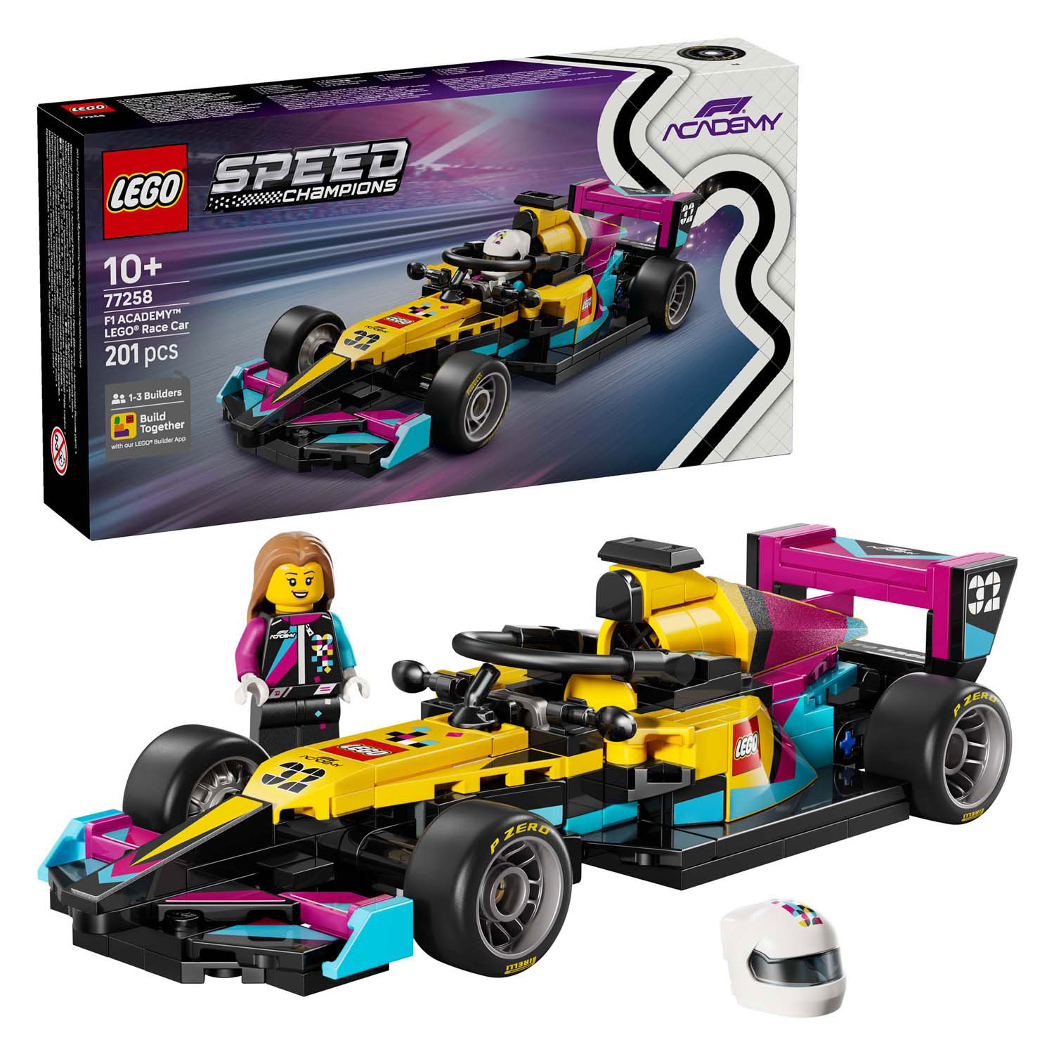 LEGO Speed ​​Champions 77258 F1 Academy Rennwagen