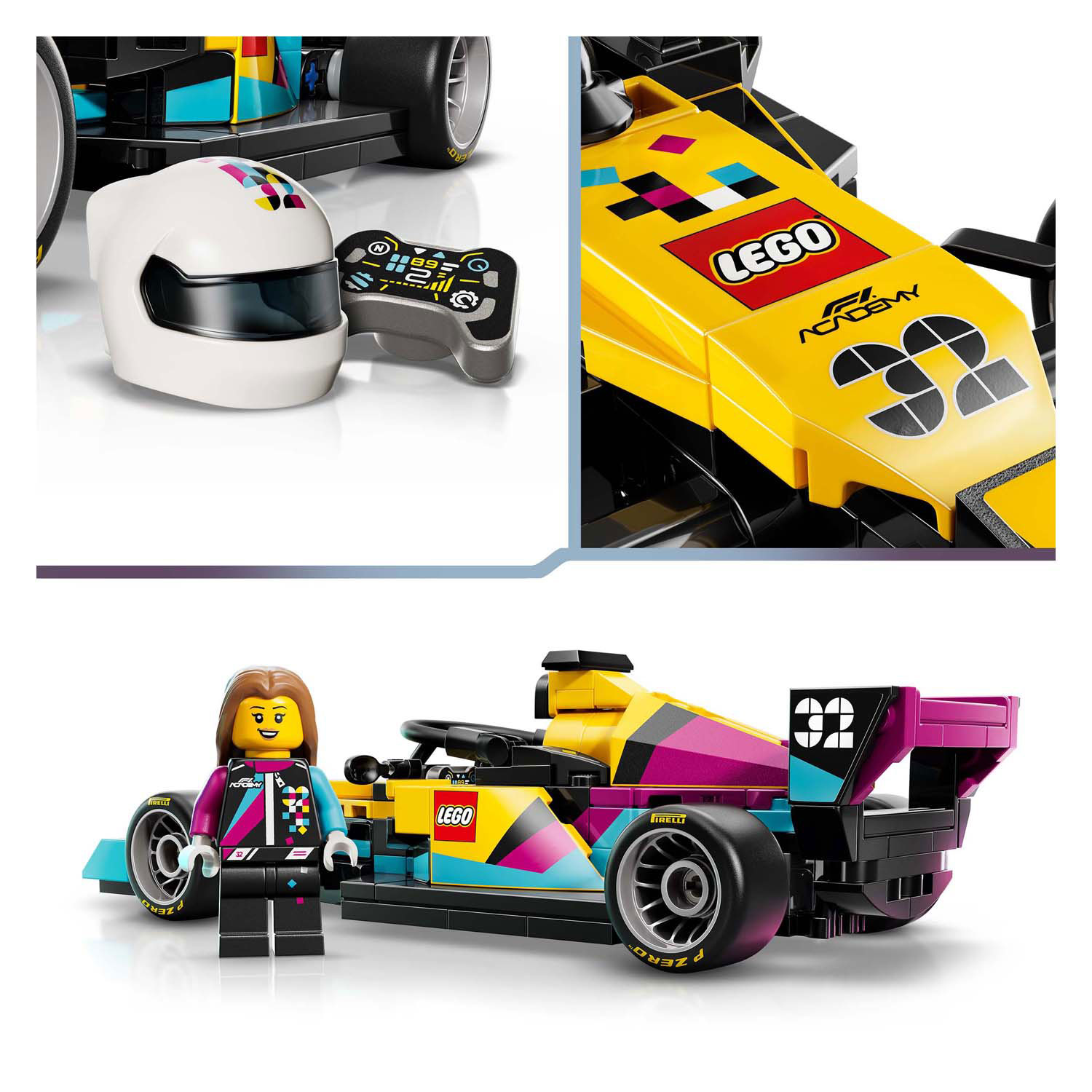 LEGO Speed ​​Champions 77258 F1 Academy Rennwagen