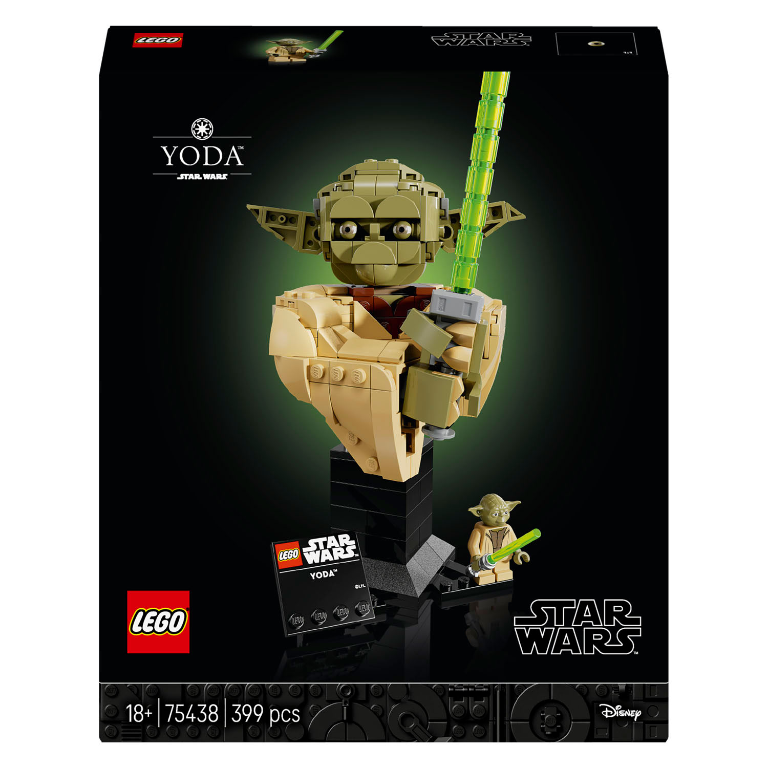 LEGO Star Wars 75438 Buste de Yoda