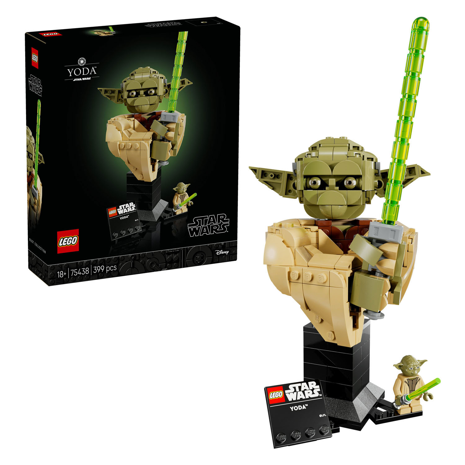 LEGO Star Wars 75438 Buste de Yoda