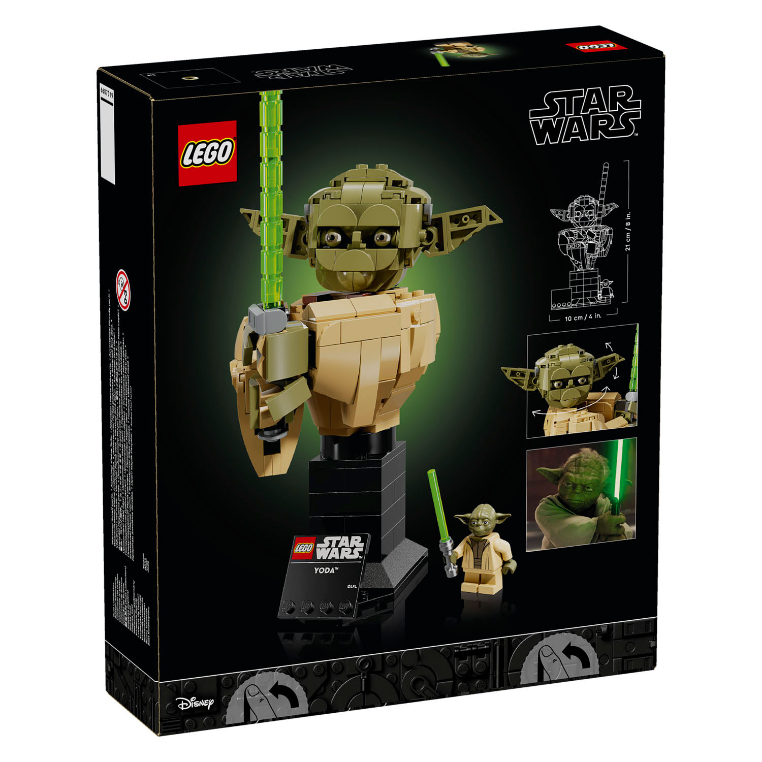 LEGO Star Wars 75438 Buste de Yoda