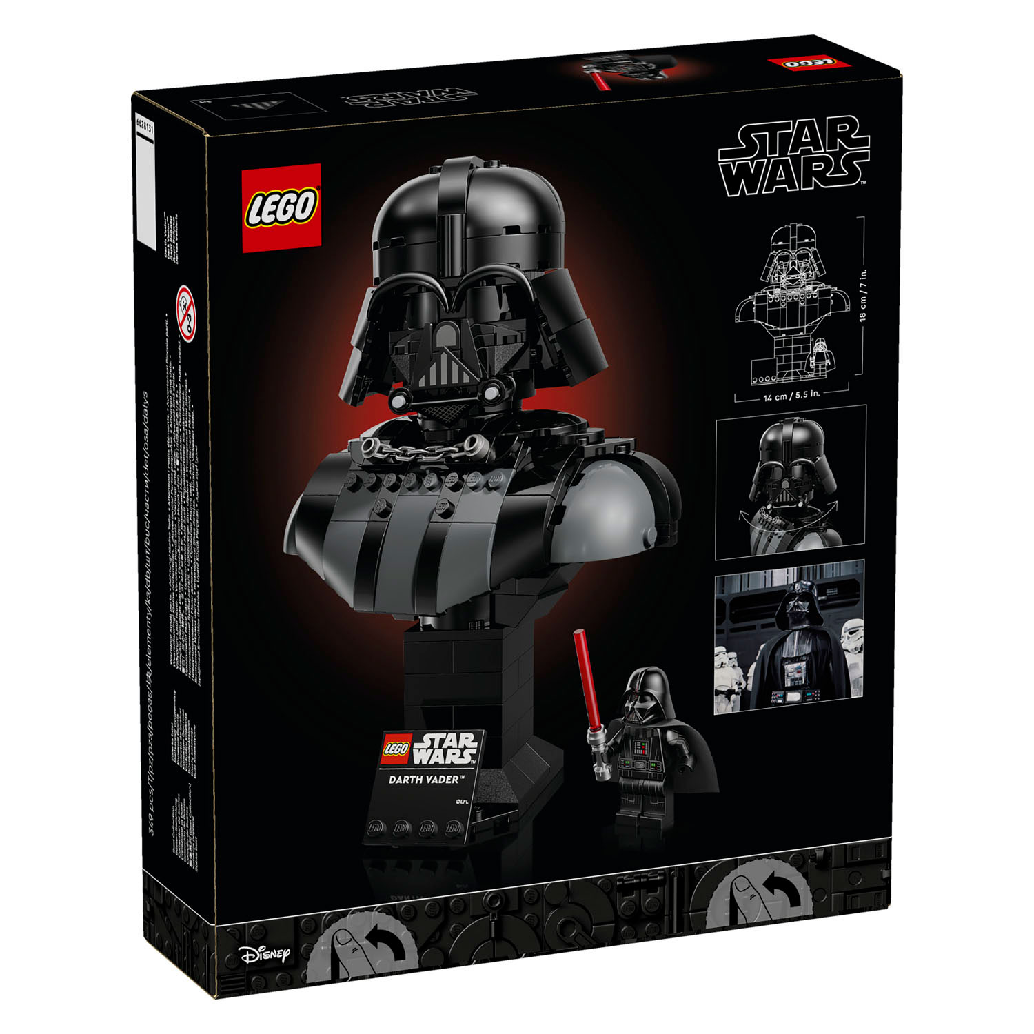 LEGO Star Wars 75439 Buste de Dark Vador